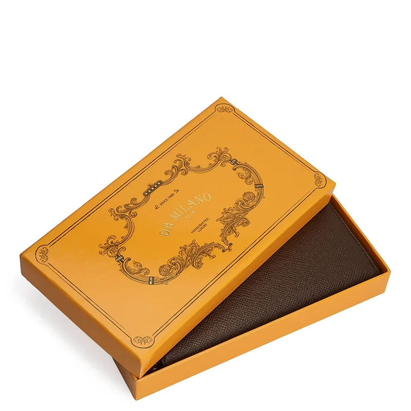 Da Milano Walnut Franzy Leather Ladies Wallet - Walnut for Women | Best Price UAE